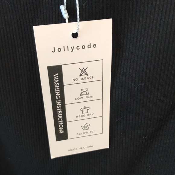 NWT Jollycode top with sheer sleeves, size med - Picture 4 of 10